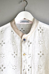 Palmier puff-sleeve blouse
