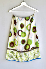 Vintage Marni skirt with crochet trim.