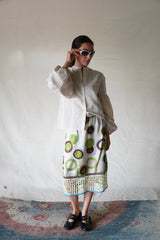 Vintage Marni skirt with crochet trim.