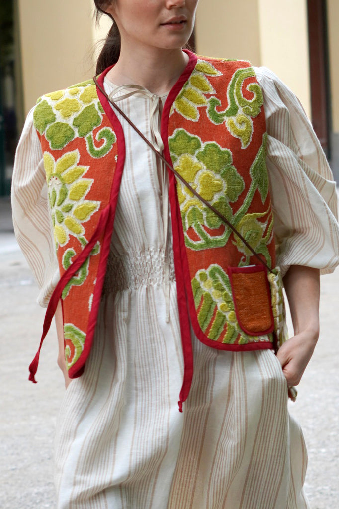 Taroudant dress. Linen