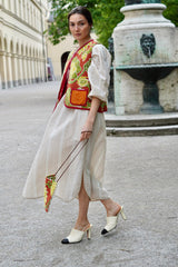 Taroudant dress. Linen