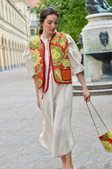 Taroudant dress. Linen