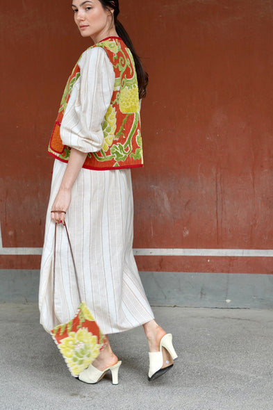 Taroudant dress. Linen