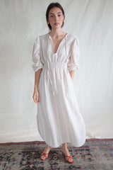 Taroudant dress. Linen