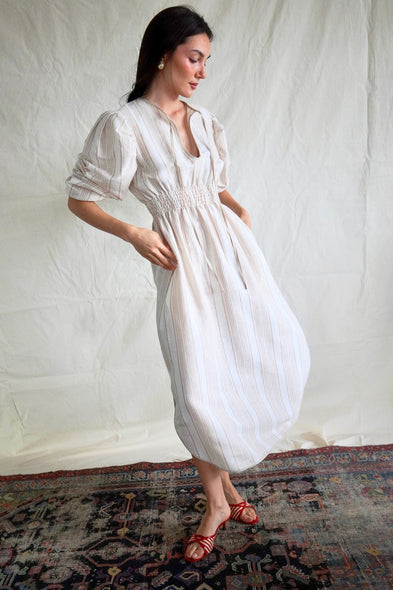 Taroudant dress. Linen