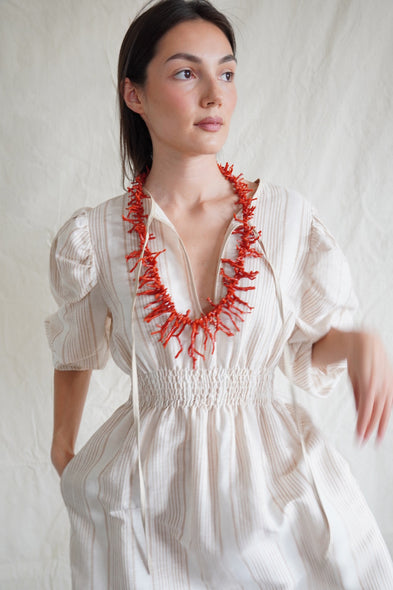 Taroudant dress. Linen