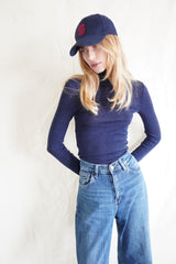 THE Cap "Monogram " (navy, red)