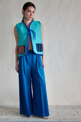Palazzo Pants. Blue