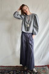 Colonelle Tunic. Grey Striped