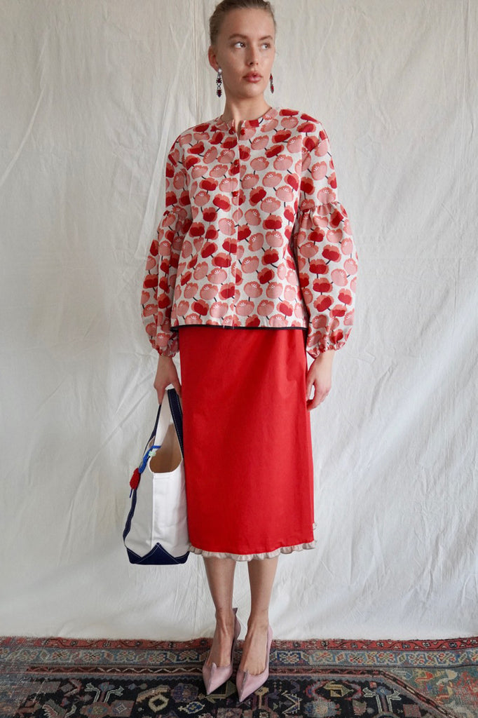 Overshirt. Poppy