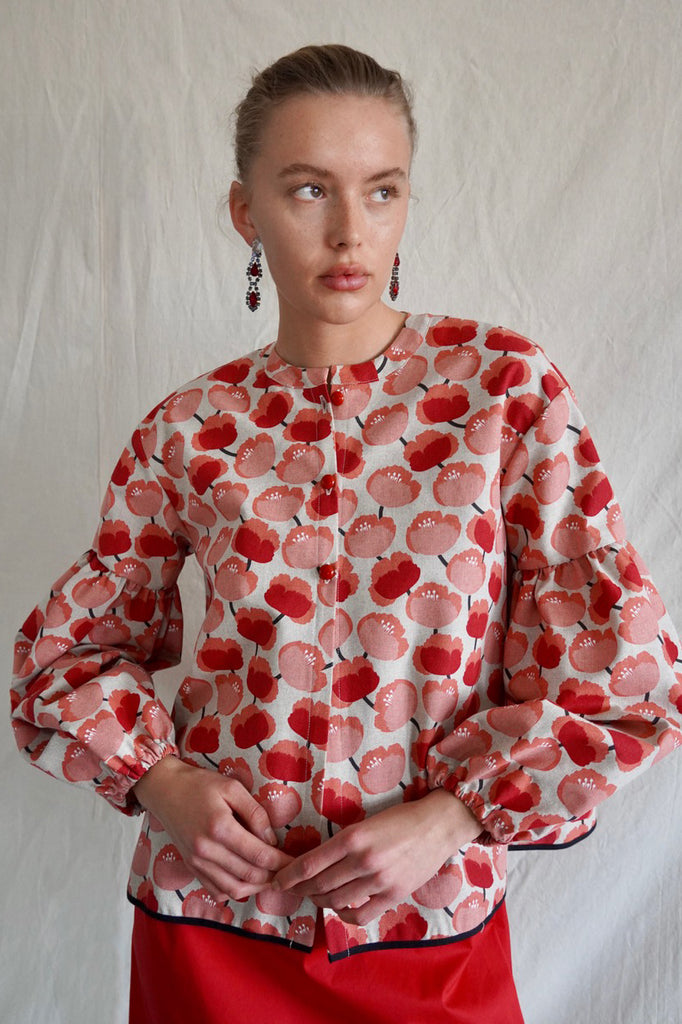Overshirt. Poppy