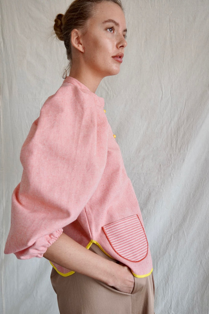 Gazelle Jacket. Sunbleached Pink