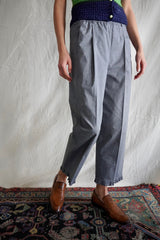 Serge Pants. Grey Striped