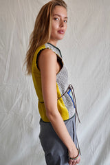 Reversible vest. Giraffe