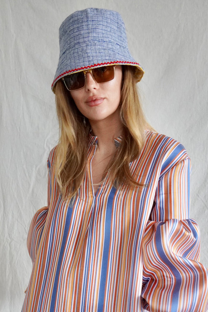 Traveler hat. Reversible