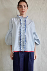 Seville Shirt. Ruffles. Elsa