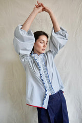 Seville Shirt. Ruffles. Elsa