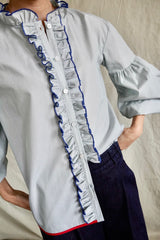 Seville Shirt. Ruffles. Elsa
