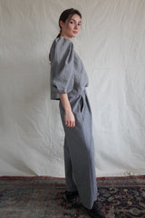 Colonelle Tunic. Grey stripes