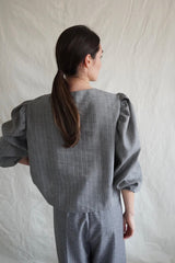 Colonelle Tunic. Grey stripes