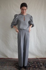 Colonelle Tunic. Grey stripes