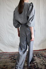 Marseille Flanelle Trousers – Off-White Pinstripes