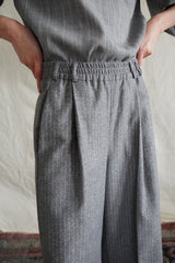 Marseille Flanelle Trousers – Off-White Pinstripes