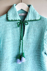Knitwear No.140. Hand-knitted POLO Jumper