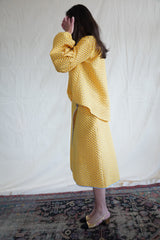 Yellow A-Line Skirt. Camille