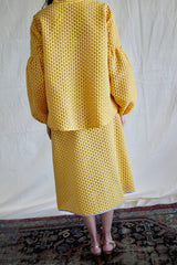 Yellow A-Line Skirt. Camille