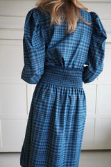 Skirt dress. Checkered