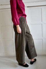 Marseille Corduroy Trousers – Mushroom colour