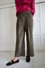 Marseille Corduroy Trousers – Mushroom colour