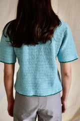 Knitwear No.140. Hand-knitted POLO Jumper
