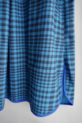 Skirt dress. Checkered