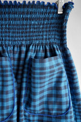 Skirt dress. Checkered