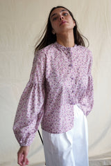Seville couture blouse. Mille Fleurs