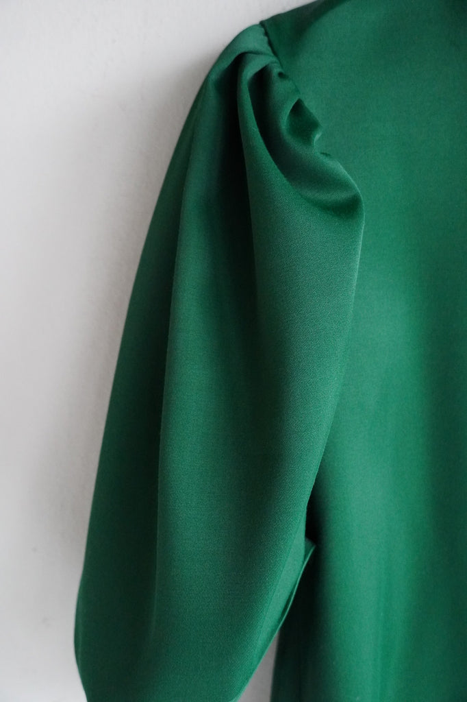 Green Georgette Blouse