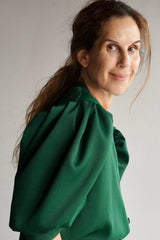 Green Georgette Blouse