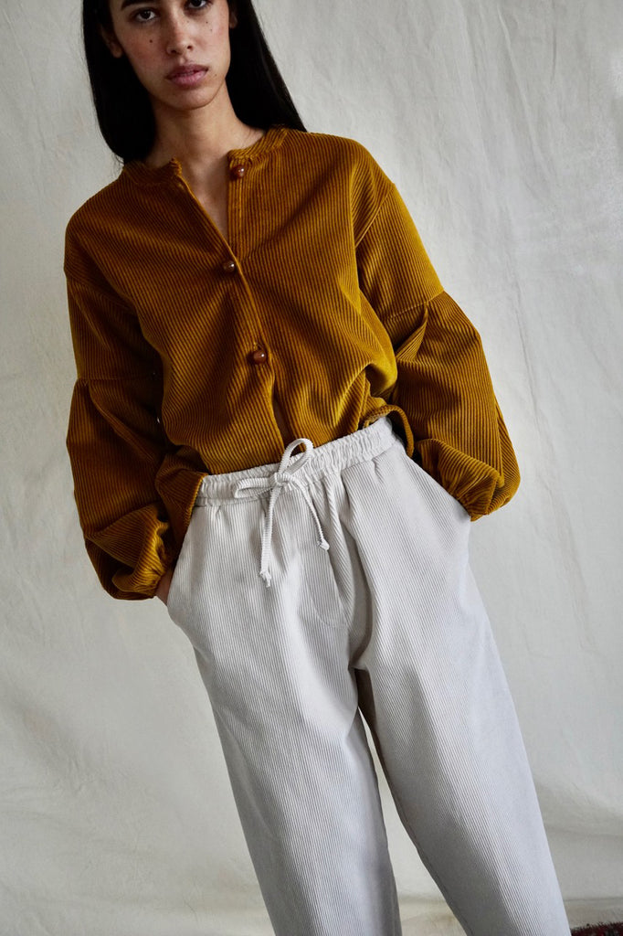 Seville couture Overshirt. Saffron Corduroy  Silvana