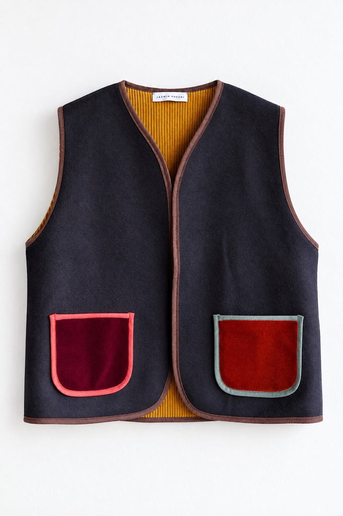 Reversible Vest. Pierre Frey
