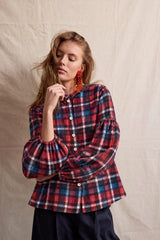 Seville Couture Shirt. Flannel Check