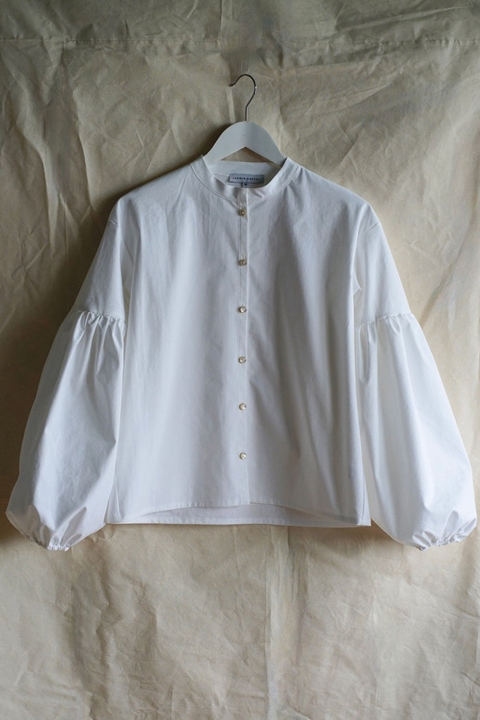 Seville Overshirt. Crisp white