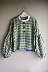 Seville Overshirt. Green check