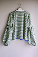 Seville Overshirt. Green check