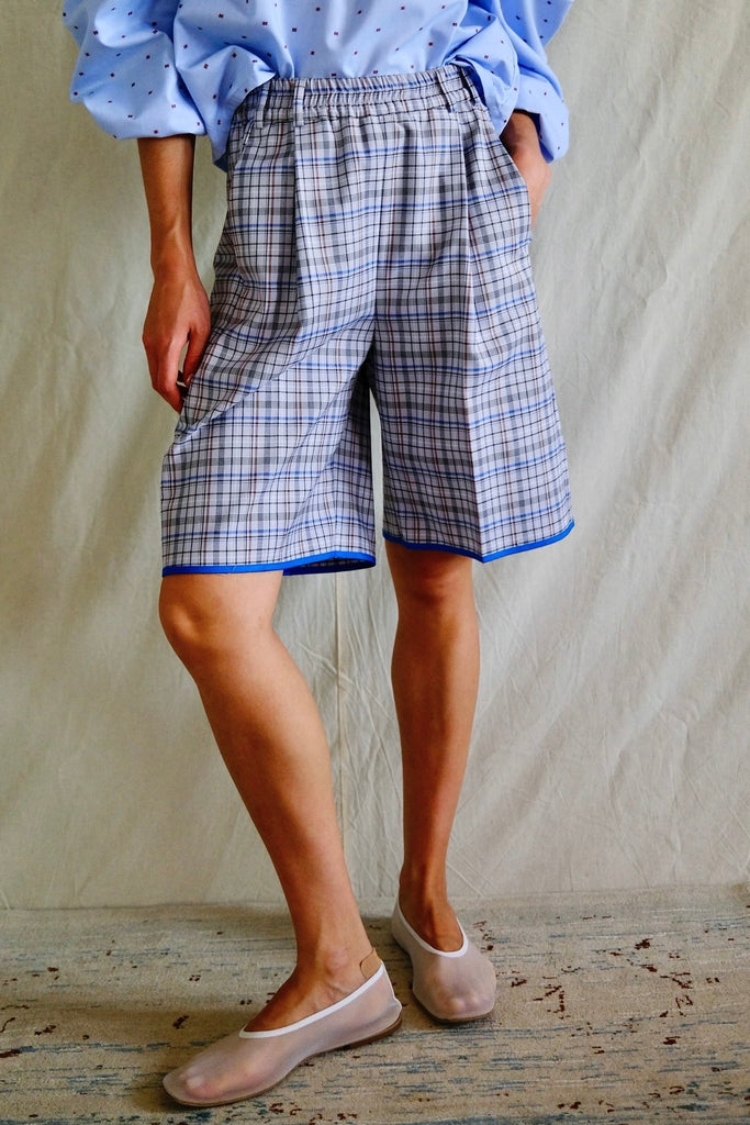 Bermuda Shorts. Checkered