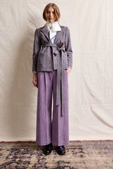 Palazzo Pants. Soft Violet Corduroy