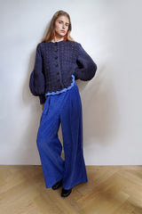 Knitwear No.145. Cardigan. Trumpet Sleeve