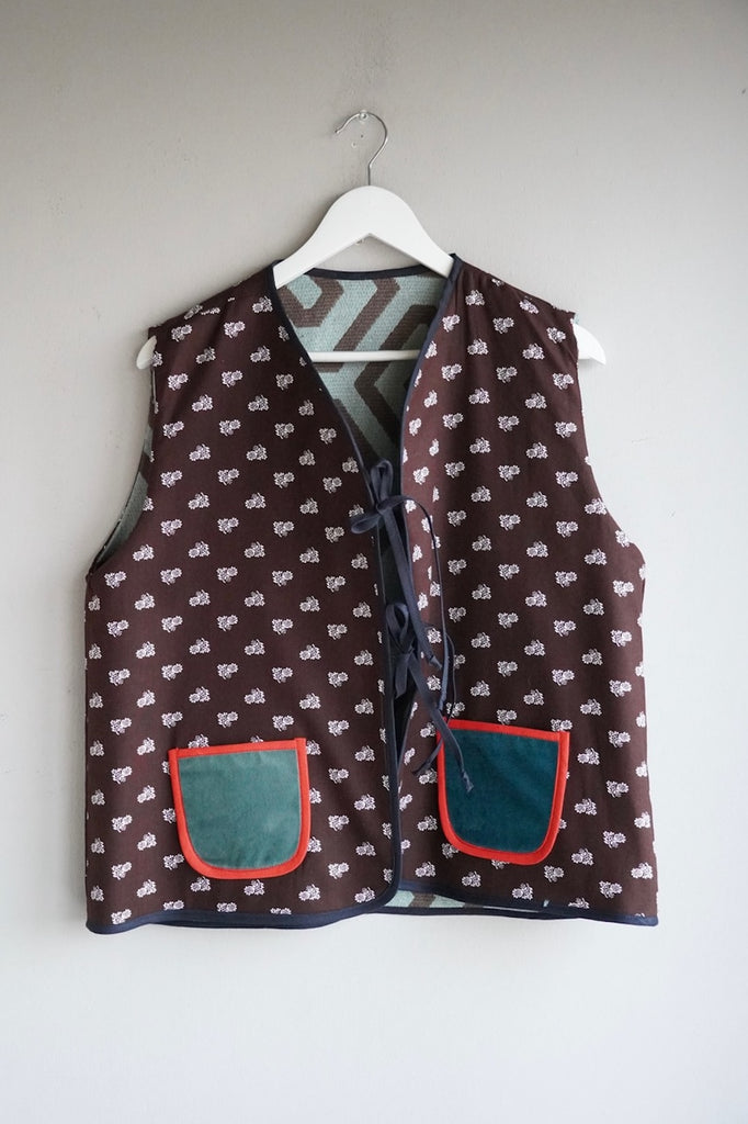 Veste Anouk reversible vest by Jasmin Khezri Collection