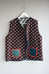 Veste Anouk reversible vest by Jasmin Khezri Collection